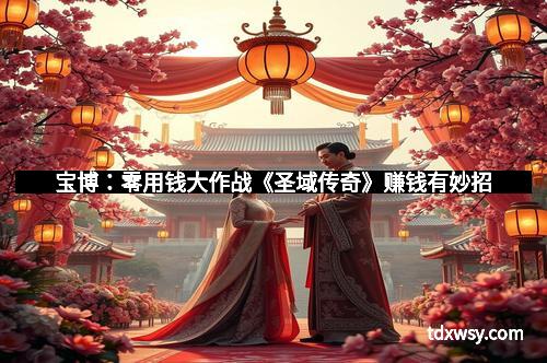 宝博：零用钱大作战《圣域传奇》赚钱有妙招